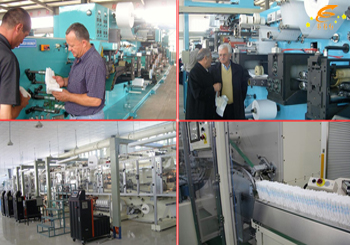 baby diapers production line